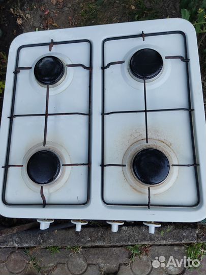 Настольная газовая плита 4 конфорки б/у