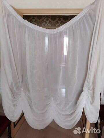 Шторы тюль б/у 2шт