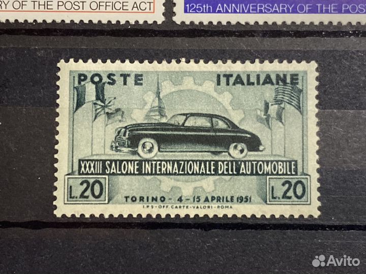 Почтовые марки автомобили