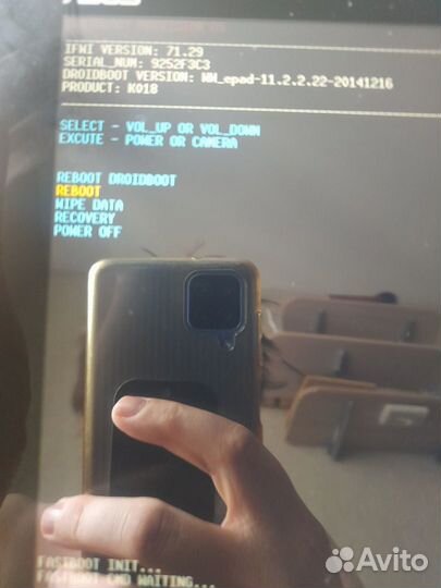 Планшет Asus TF103 с проблемой + док-станция