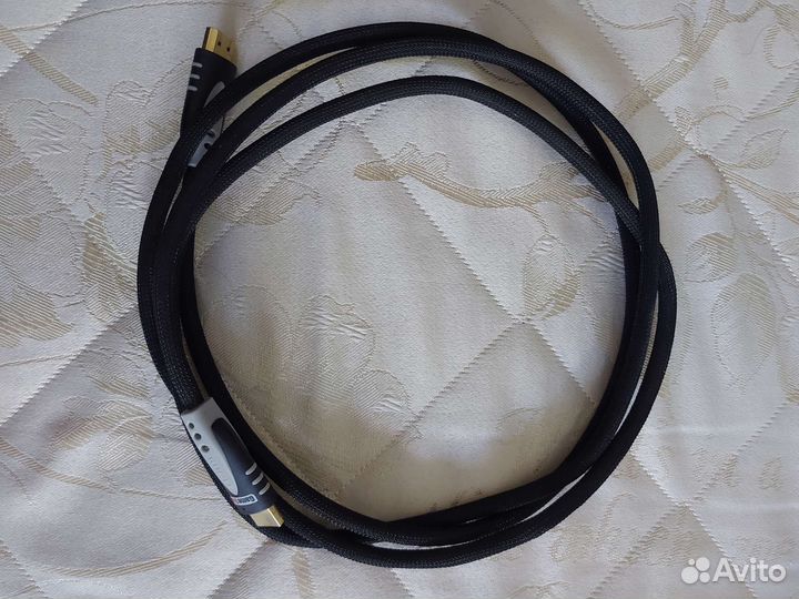 Кабель hdmi Game Stop позолота 2 метра