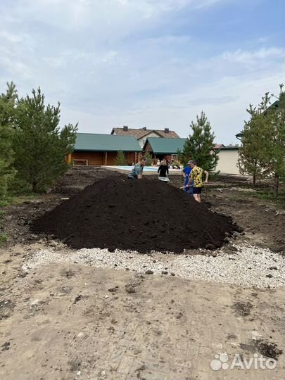 Очистка участка мульчером спил деревьев вспашка