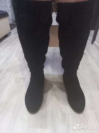 Сапоги ботфорты