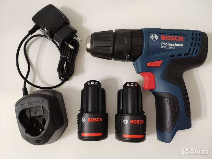 Набор дрель-шуруповерт Bosch GSR 120-LI 06019G8020