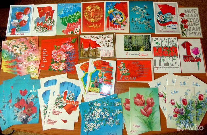 Открытки СССР С Новым годом и др, календарики