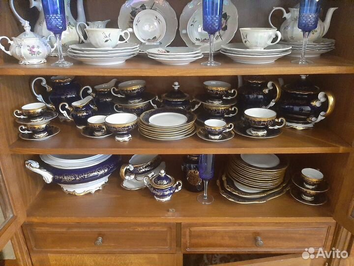 Кобальтовый сервиз Веймар