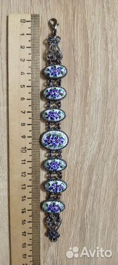 Финифть комплект Васильки