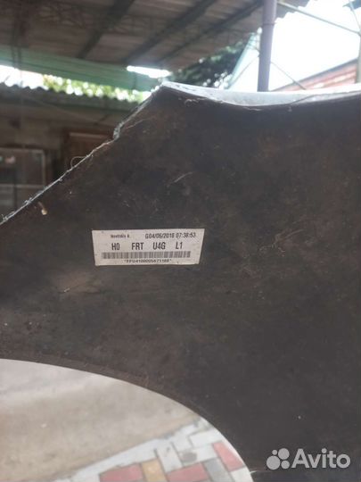 Передний бампер на kia rio 4