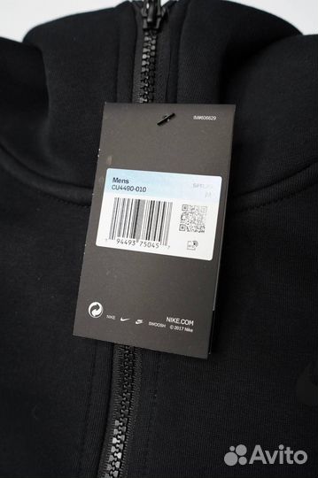 Зип-Худи Nike Tech Fleece черный