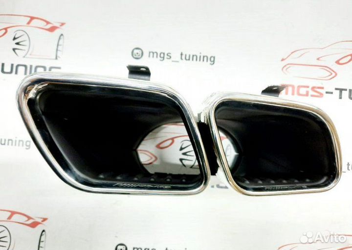 Насадки 63 AMG Chrome на Mercedes GLE-Class V167