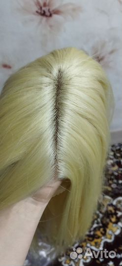 Волосы для наращивания 60 см блонд