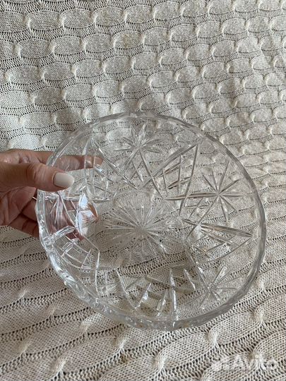 Фруктовница ваза хрусталь