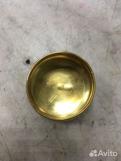 Солонка серебро с позолотой 84