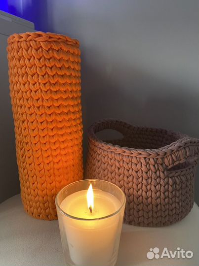 Корзинки, трикотажная пряжа