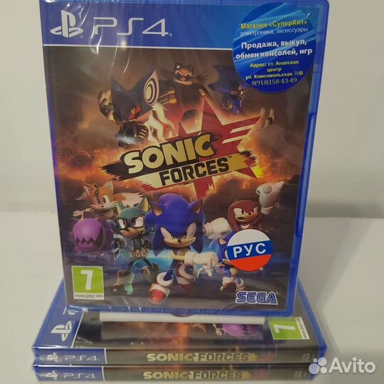 Игра для PS4 PS5 Sonic Forces