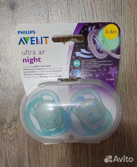 Соска пустышка avent 0 6 новая