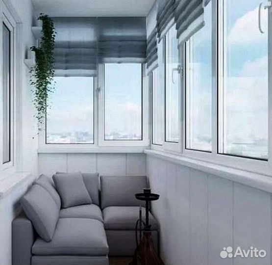 Остекление и отделка балконов под ключ