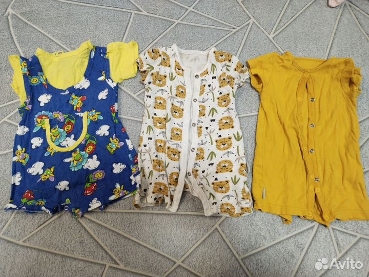 Вещи пакетом для девочки 62 68