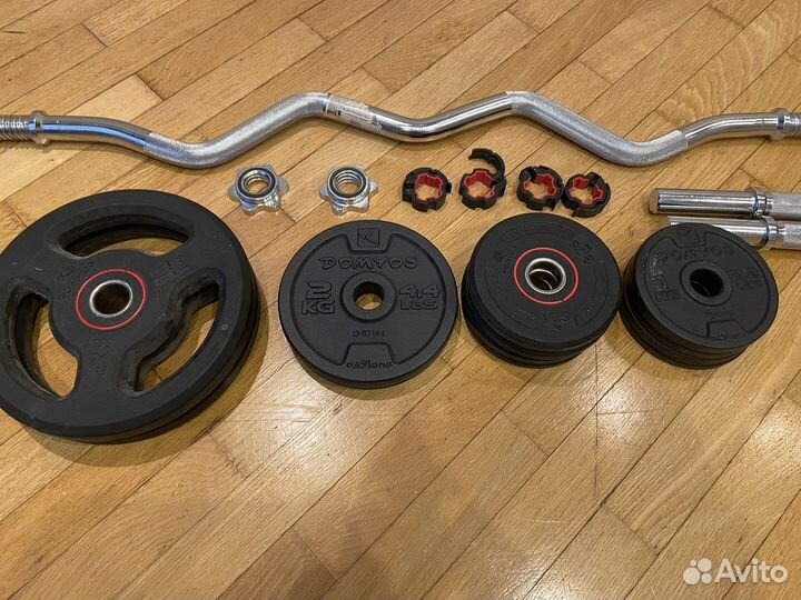 Разборные штанга и гантели