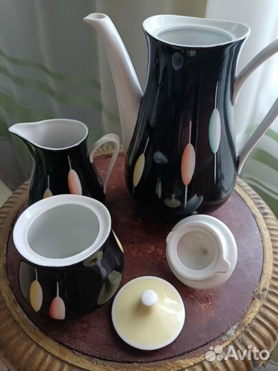 Винтажный кофейный сервиз ГДР, 60- е гг