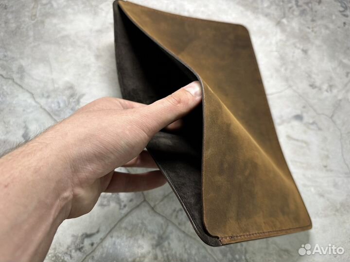 Кожаный чехол для macbook 13