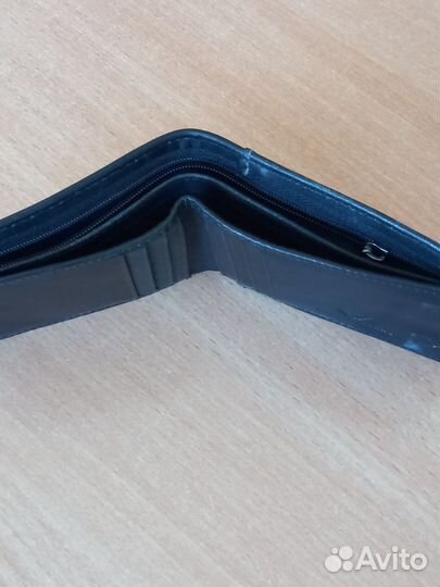 Кошелек мужской кожаный на магнитах