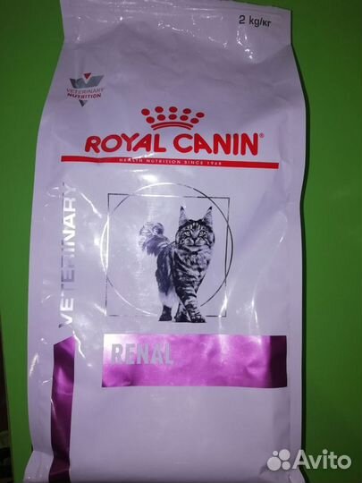 Сухой корм для кошек royal canin renal 1,2кг