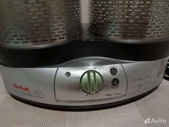 Пароварка tefal сразу на 3 блюда