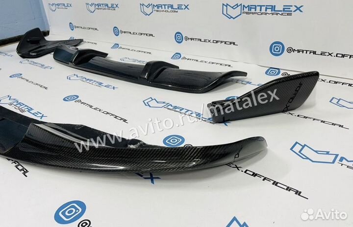 Обвес для BMW F15 Perfomance карбон, сплиттер