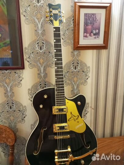 Гитара Gretsch G6136TBK BlackFalkon 2004 hollow