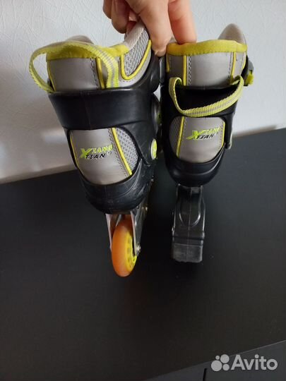 Ролики детские раздвижные 34-38 xiang tian abec-7