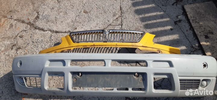 Бампер и решётка