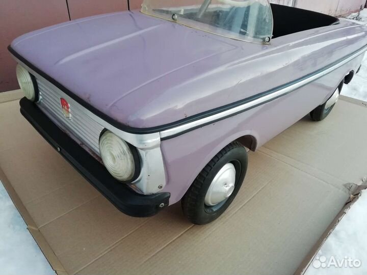 Педальный москвич СССР. Сохран