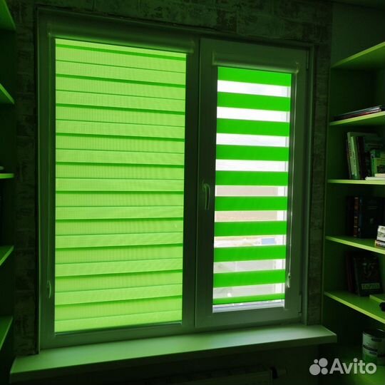 Рулонные шторы день ночь Багратионовск