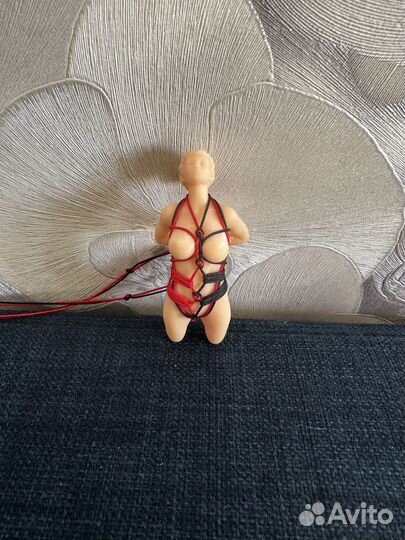 Фигурка девушка шибари подвеска 3d