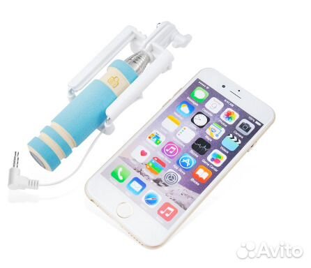 Штатив-монопод с кнопкой (селфи-палка)