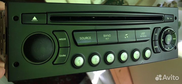 Магнитола штатная Citroen Peogeot Blaupunkt RD4