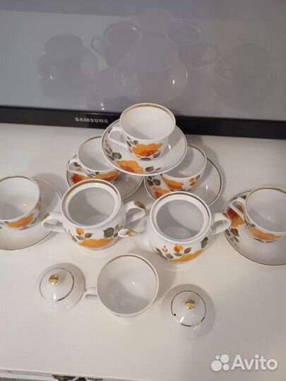 Сервиз чайный СССР. Хайта 70 е годы