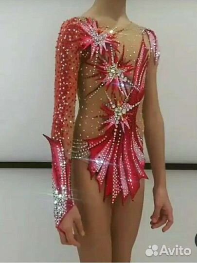 Купальник для художественной гимнастики рост-140