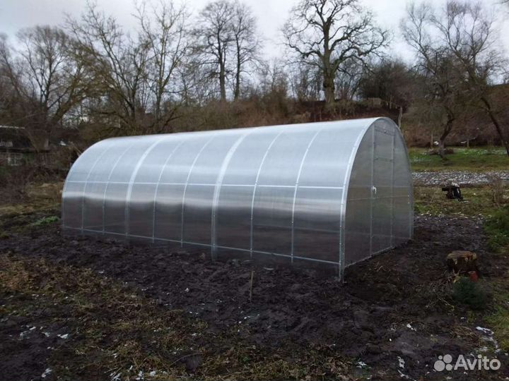 Теплица усиленная 6м поликарбонат,рассрочка,кредит