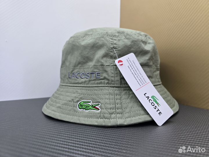 Панама Lacoste оливковая