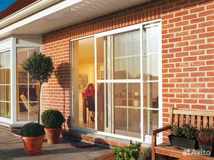 Москитная сетка Уличная RAL7401