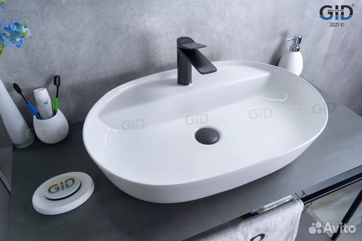 Раковина накладная Gid D1346 61 см