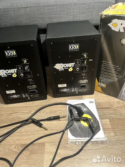 Krk Rokit 6 студийные мониторы (2 шт)