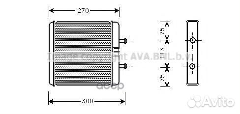 Радиатор печки IV6048 Ava
