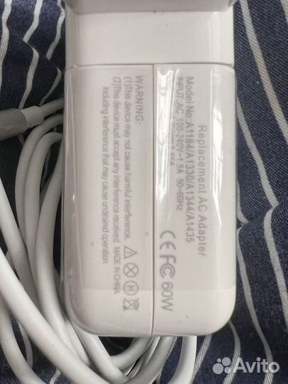 60w power adapter кабель для Macbook Air