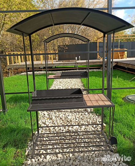 Мангал с крышей 