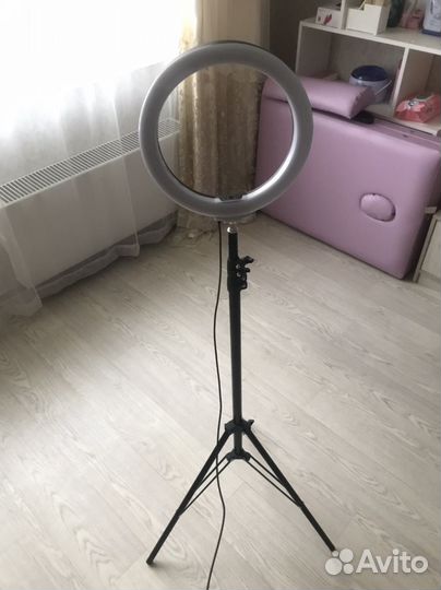 Кольцевая лампа со штативом 26 см