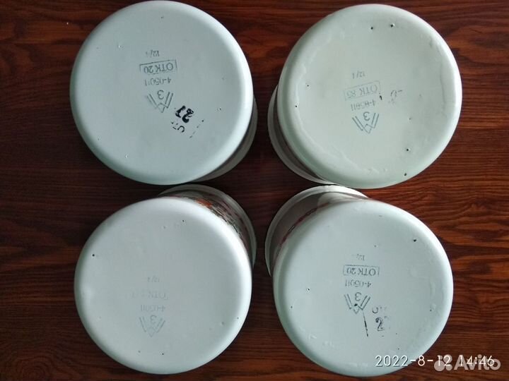 Набор для хранения сыпучих продуктов. Эмаль