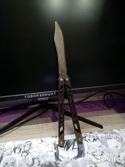 Деревянный нож Бабочка